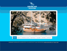 Tablet Screenshot of dreamlandyachting.com